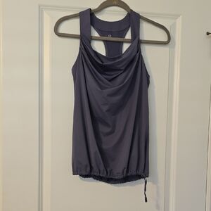 GAPBodyFit Purple Drape Tank Top. Adjustable Waist. Size XS GC